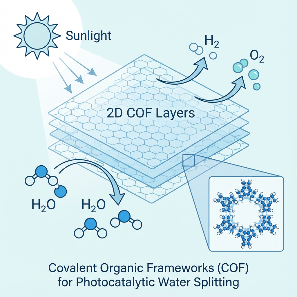 Crystalline Covalent Organic Frameworks Enable Efficient Photocatalytic Water Splitting